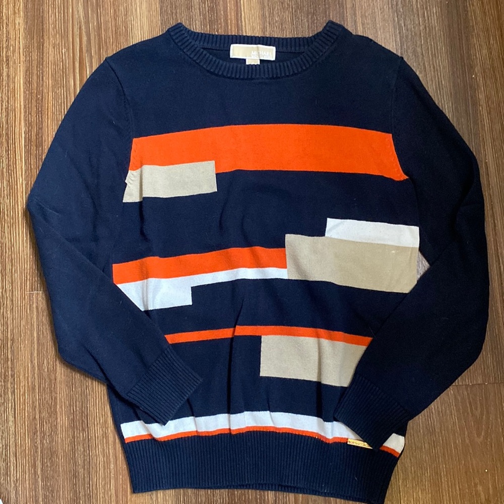 Michael Kors geometric sweater size small